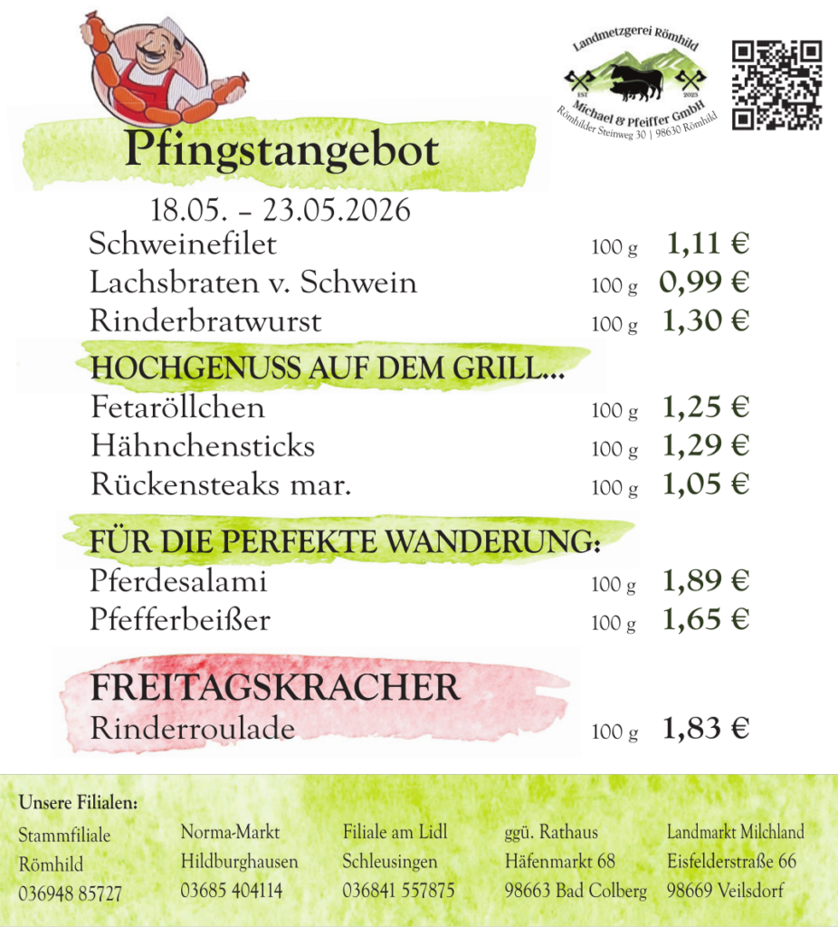 Angebot Römhild 19.05.